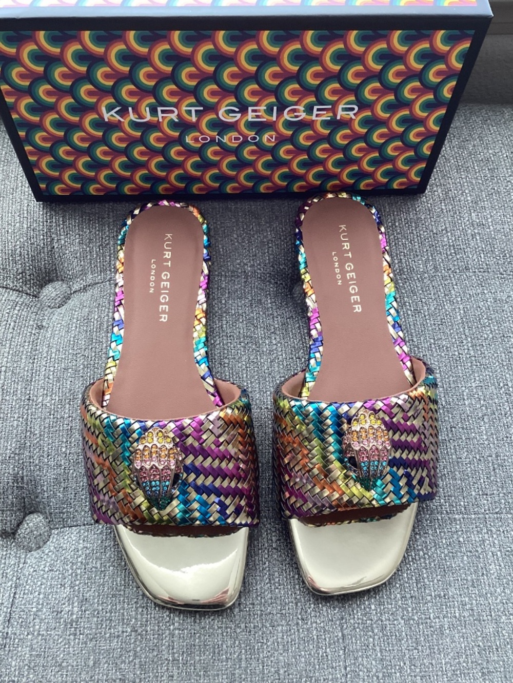 Kurt Geiger London Kensington Slide Sandal, size US9/EU40 - Picture 4 of 12